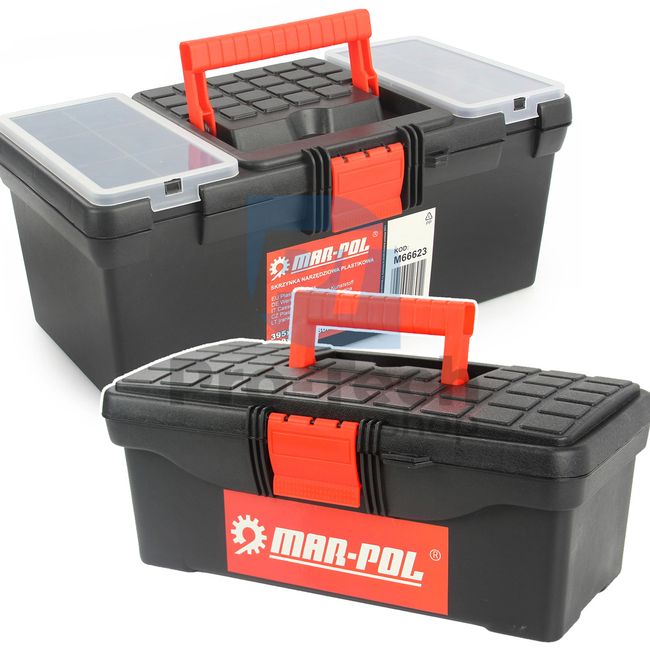 Tool cases plastic 2pcs with insert 14371