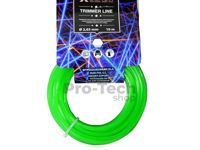 Trimmer cord 2,65mm 10m hexagonal 05371