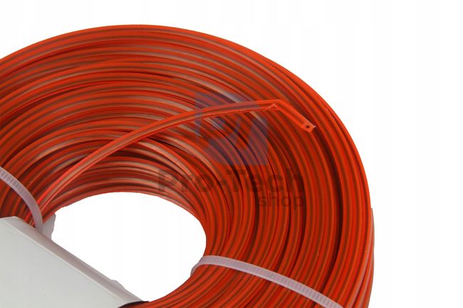 Reinforced cable for trimmers 3.0mm 100m square 14181