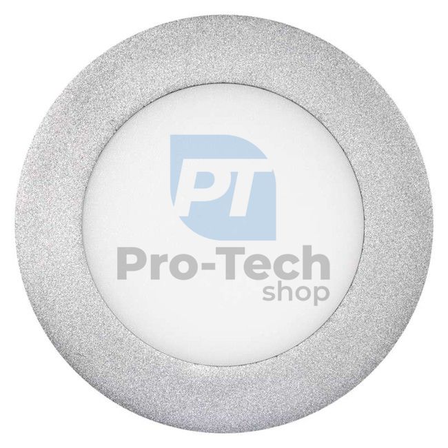 LED panel 120mm, circular, silver, 6W neutral 71274