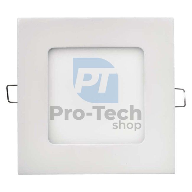 LED panel 120×120, square recessed white, 6W neutral white 70991