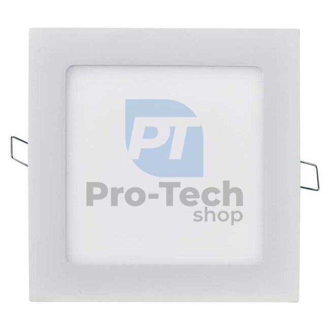 LED panel 170×170, square recessed white,12W warm white 70871