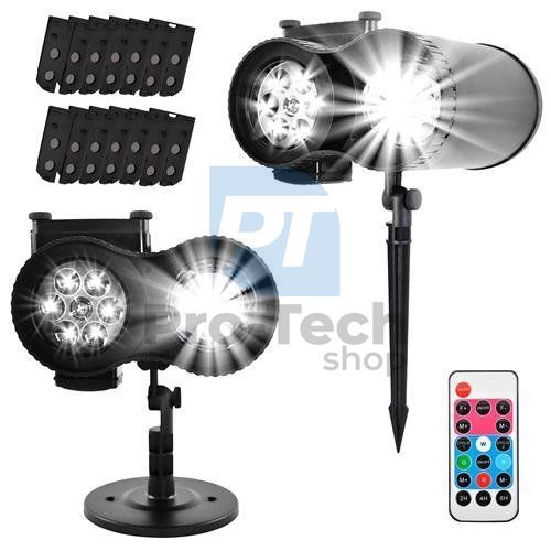 LED projection lights for house, outdoor with 12 motifs 74530