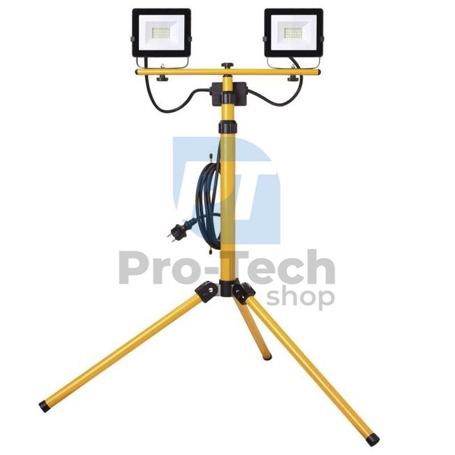 LED spotlight HOBBY SLIM, 2×20W + tripod 71817