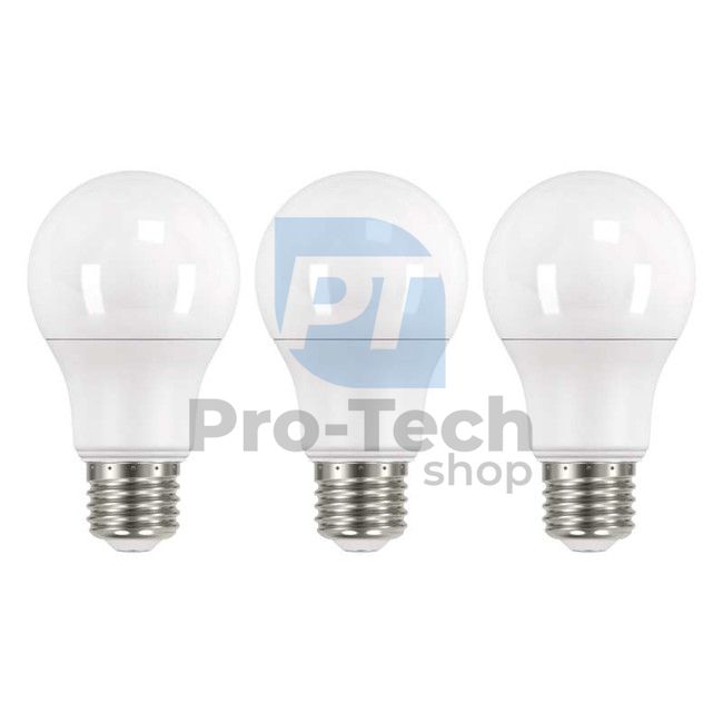 LED bulb Classic A60 9W E27 neutral white, 3pcs 71513