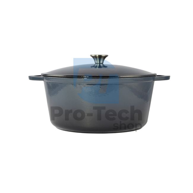 Cast iron pot with enamel surface 10l 34cm Blue 53934