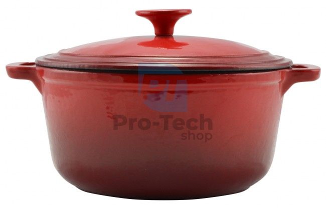 Cast iron pot with enamelled surface 2,2L 20cm Red 50932