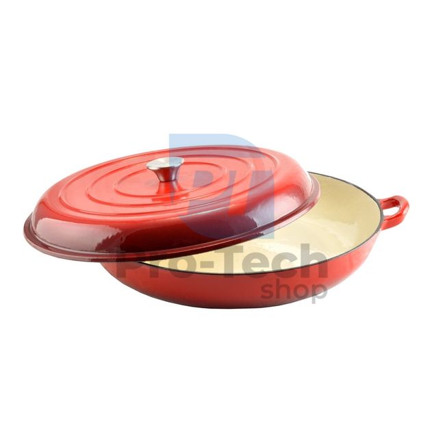 Cast iron pot with enamel surface 5l 40cm Red 53453