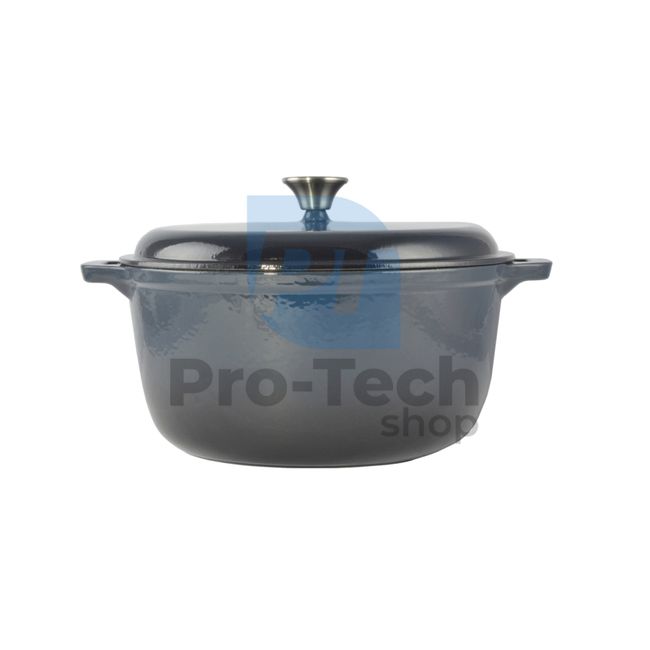 Cast iron pot with enamel surface 7l 30cm Blue 53893