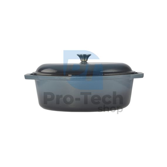 Cast iron baking dish with enamel surface 32cm Blue 53870