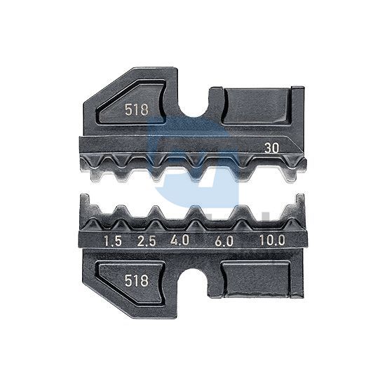 Crimp connector for uninsulated end splices KNIPEX 08619