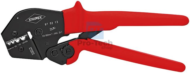 Crimping pliers with AWG 20 - 7 with non-slip handles 250 mm KNIPEX 08661