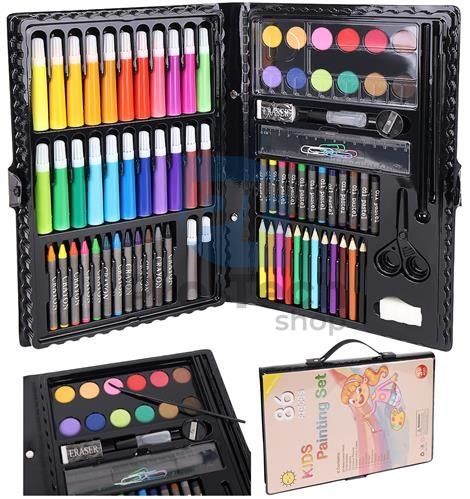 Painting set in case 86 pcs 74588