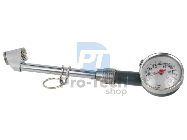 Tyre pressure gauge, extended 0,5-7,5bar 01807