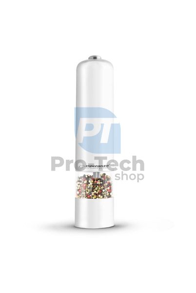 Salt and pepper mill MALABAR, white 73052