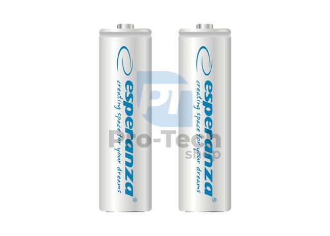 Rechargeable battery NI-MH AA 2000mAh 2pcs, white 73328