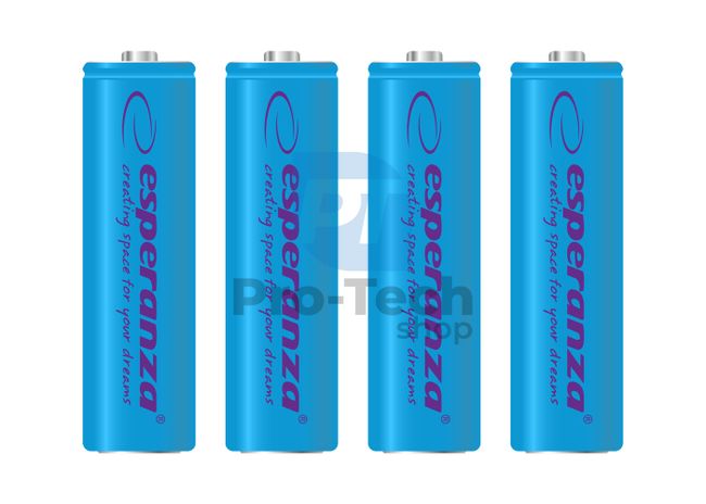 Rechargeable battery NI-MH AA 2000mAh 4pcs, blue 73330