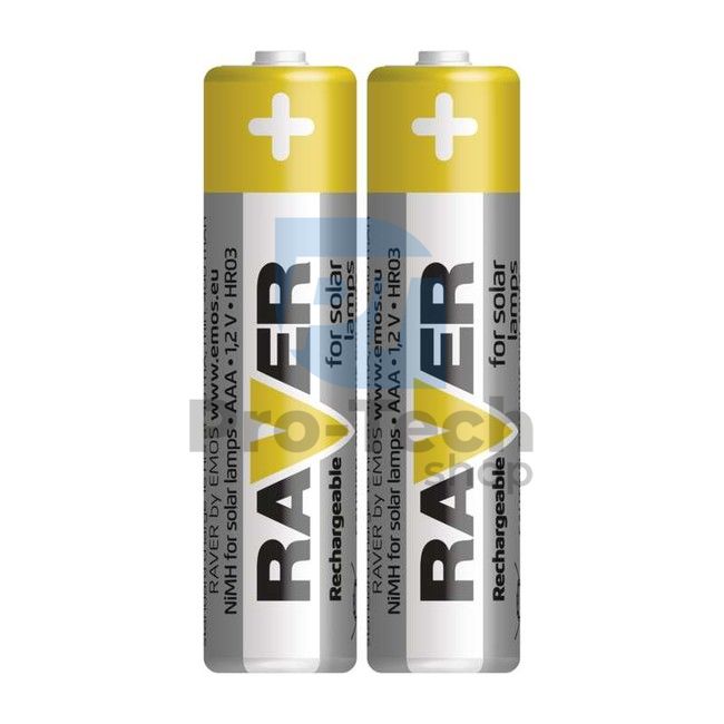 Rechargeable battery RAVER 400 mAh HR03 (AAA), 2pcs 70621