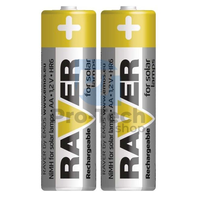 Rechargeable battery RAVER 600 mAh HR6 (AA), 2pcs 70499