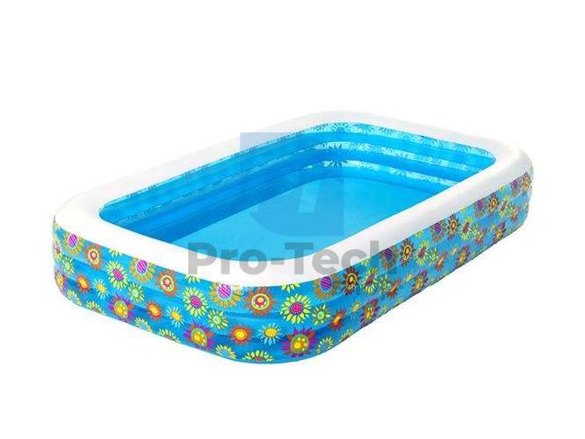 Colorful inflatable pool 305x183x56cm BESTWAY 54121 74659