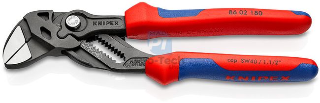 Adjustable pliers with multi-component handles 180mm KNIPEX 16039