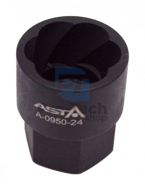 Socket Wrench for Removing Damaged Bolts M24 Profi Asta A-0950-24 06996