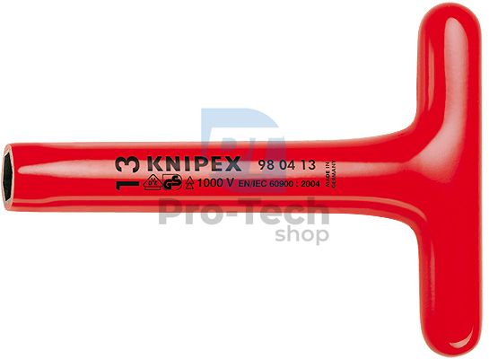 Socket Wrench 10 mm with T-handle 200 mm KNIPEX 08832