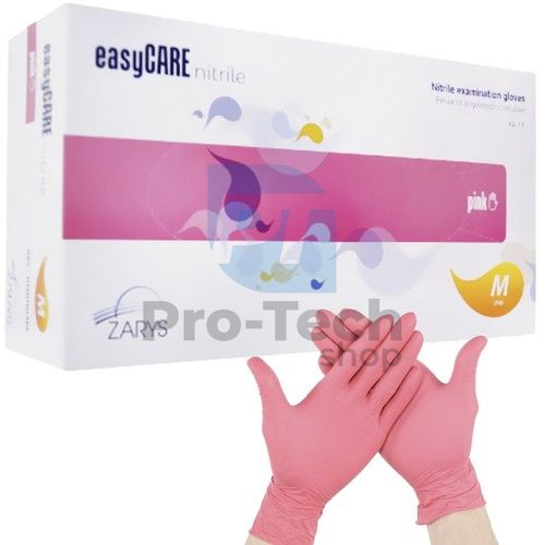 Nitrile gloves 100 pcs. M - pink 74715