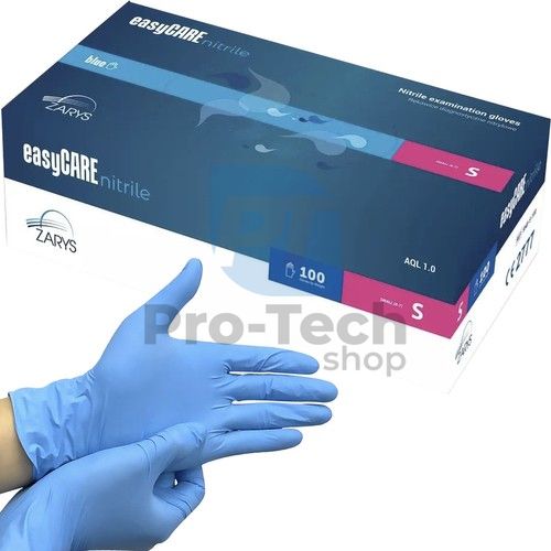 Nitrile gloves 100 pcs. S - blue 74718