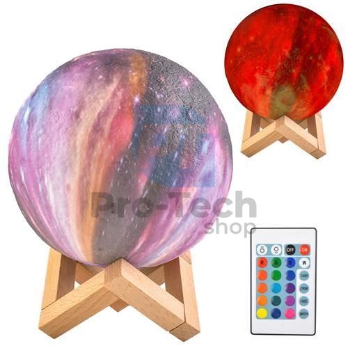 Night lamp Moon 15cm with 16 colours 74722