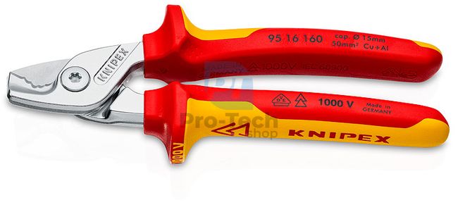 Cable cutters 160mm insulated KNIPEX 16196