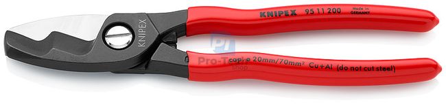 Cable cutter 200 mm with two cutting edges KNIPEX 08556