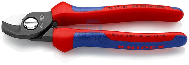 Cable Scissors 165 mm with Multi-Component Handles KNIPEX 08547