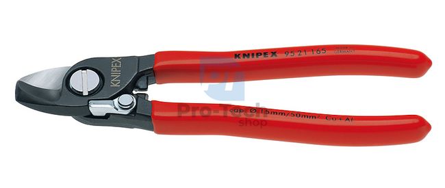 Cable scissors 165 mm with opening spring KNIPEX 08550