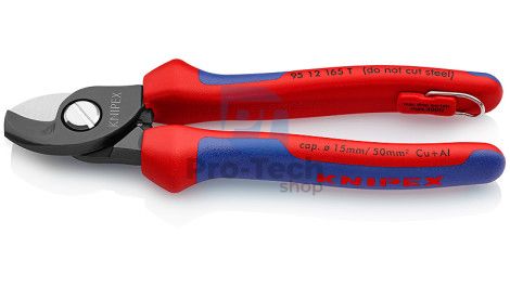 Cable scissors with safety lock 165 mm KNIPEX 09076