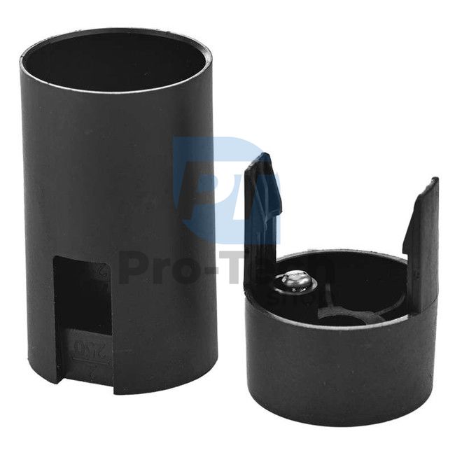 Plastic socket for E14 bulb 1253-030, black, 1pc 70394