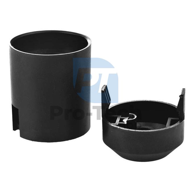 Plastic bulb socket E27 1351-13000, black, 1pc 70577