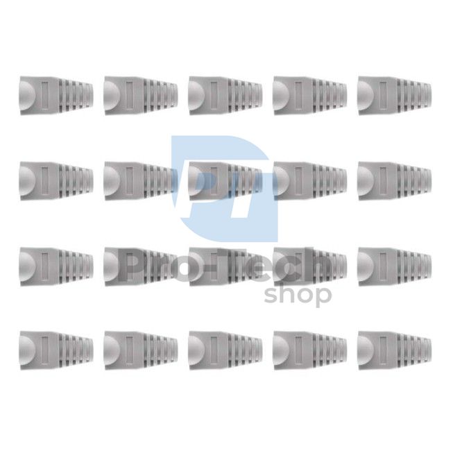 RJ45 connector protector, grey, 20pcs 70026