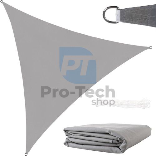 Sun protection cover 3x3x3m grey 74775