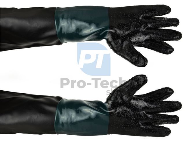 Protective gloves for sandblasting 01520