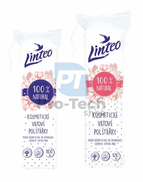 Makeup remover pads 120pcs LINTEO SATIN 30413