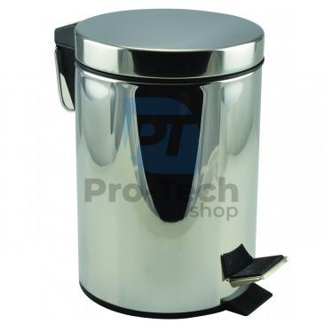 Stainless steel waste bin 5L 52373