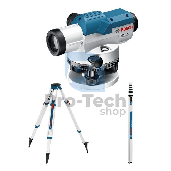 Optical Level Bosch GOL 26 D with measuring bar and tripod 10626