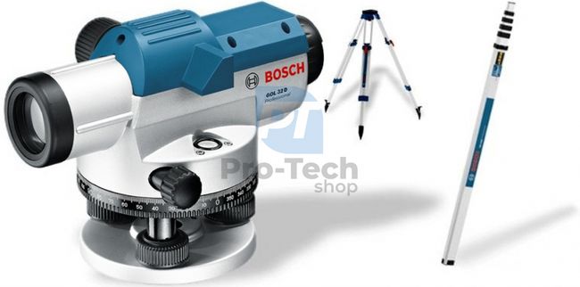 Optical Level Bosch GOL 32 D with measuring bar and tripod 10628