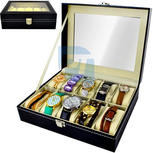 Watch organizer with 10 compartments 74820