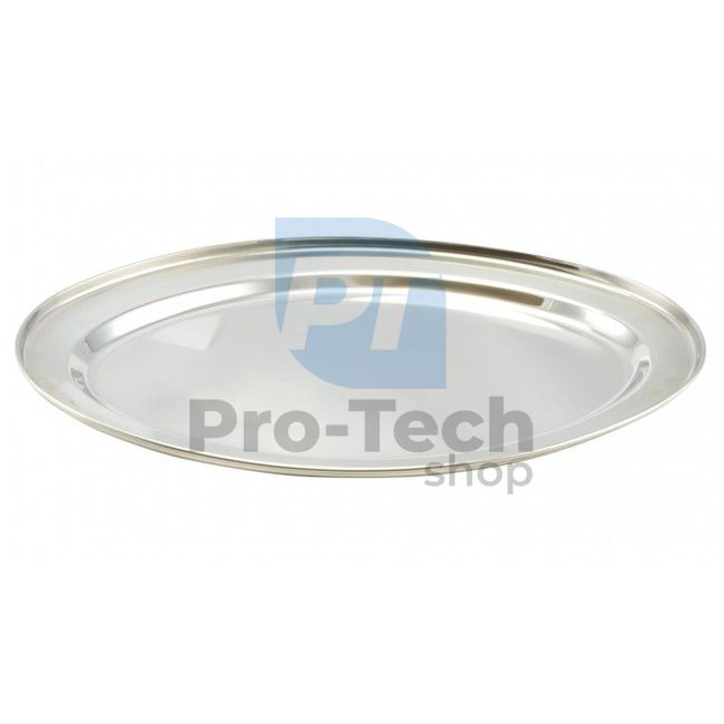 Stainless steel oval tray 30cm 51871