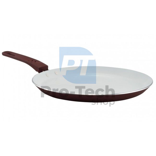 Pancake pan with ceramic surface 24cm Brown 51148