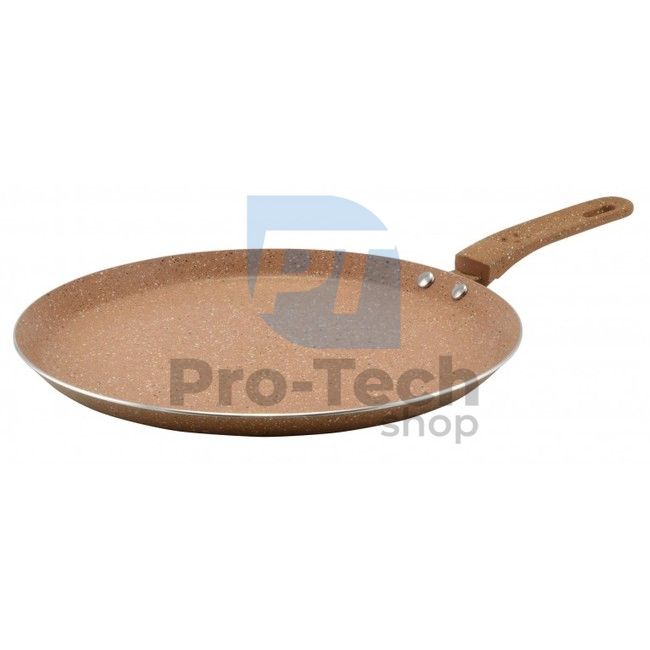 Pancake pan with marble surface 24cm Brown 52547