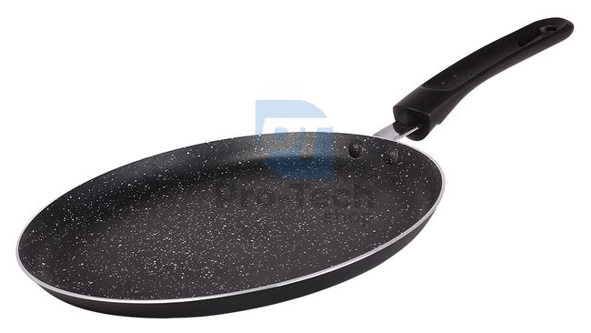 Pancake pan with marble surface 24x2cm BLACK 21061