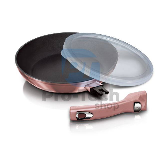 Pan with titanium surface and removable handle 24cm I-ROSE COLLECTION 19922